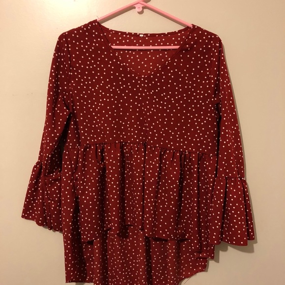 High-Low Dot Top - Picture 1 of 2